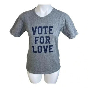 J. Crew Vote for Love tshirt 2024 election size small